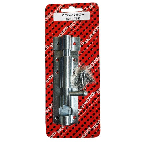 4'' Tower Bolts Zinc