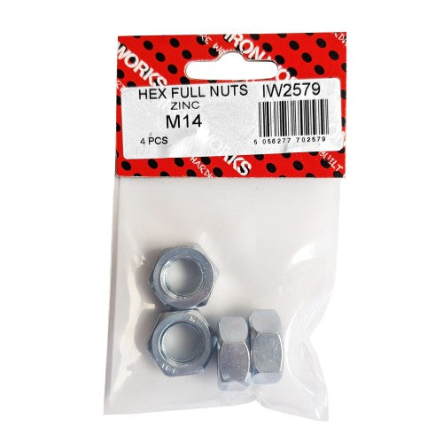 M14 Full Nuts Zinc