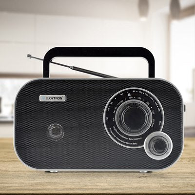 Lloytron 2 Band 'Calypso' AC/DC Portable Radio - Black