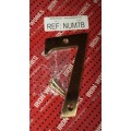 Numerals Brass