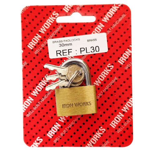 30mm Brass Padlock