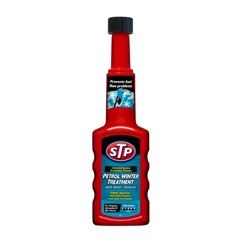 STP Petrol Winter Treatment 200ml 52200EN – Water Remover & Cold Start Fuel Additive