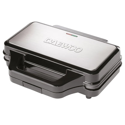 Daewoo 900W Deep Fill Sandwich Maker – Non-Stick Toastie Maker