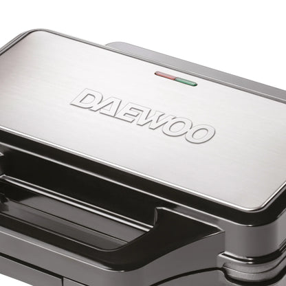 Daewoo 900W Deep Fill Sandwich Maker – Non-Stick Toastie Maker