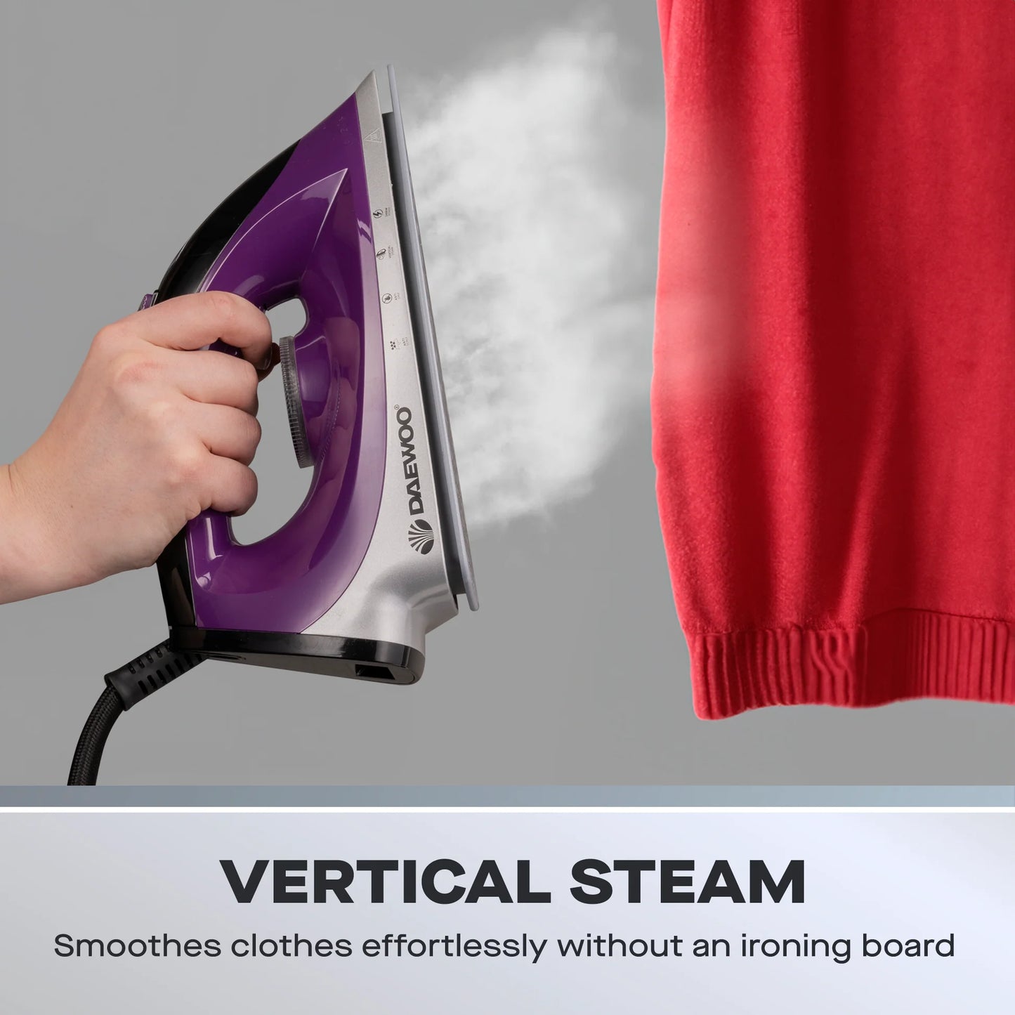 Daewoo 2400W 1.2L Steam Generator Iron Station with Detachable Water Tank