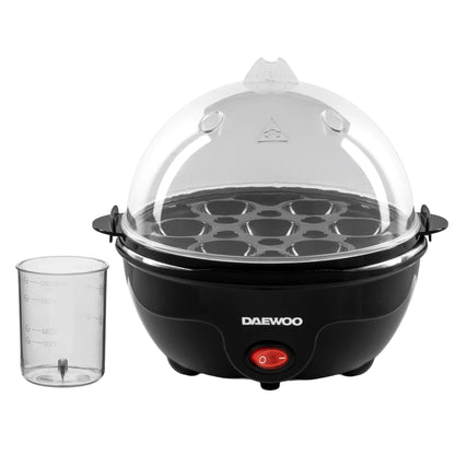 Daewoo Essentials Egg Boiler 7 Egg Capacity 350W SDA2688GE – Compact Electric Egg Cooker
