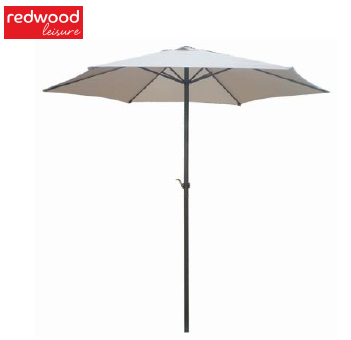 Redwood 2.7M Wind Up Parasol With Steel Shaft - Colour Variant