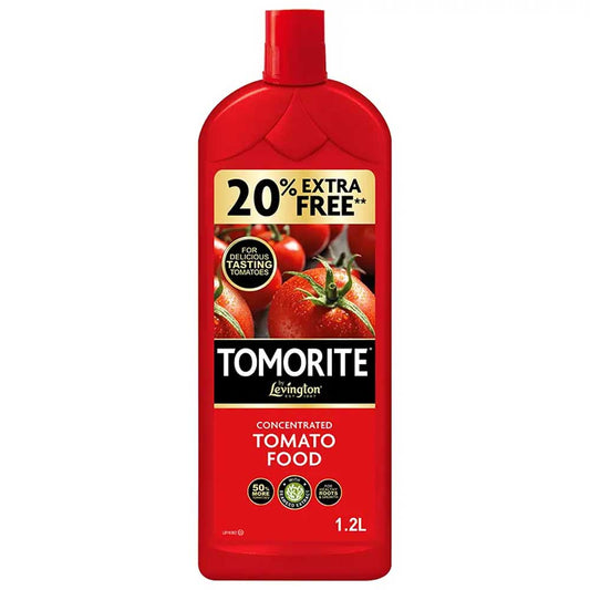 Levington Tomorite Tomato Feed 1.2L – Liquid Plant Food with 20% Extra Free