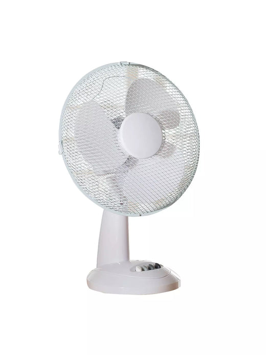 Daewoo 12” White Desk Fan