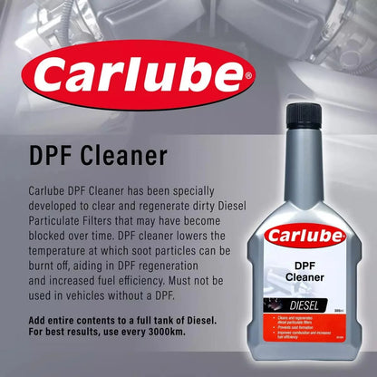 Carlube DPF Cleaner 300ml DPF300 – Diesel Particulate Filter Regeneration & Soot Cleaner
