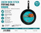 Ashley 28cm Non-Stick Frying Pan BB-FP202 – 11" Everyday Cooking Pan
