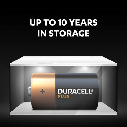 Duracell Plus C LR14 Batteries 2 Pack – 1.5V Alkaline Batteries