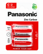 Panasonic C Zinc Carbon Batteries 2 Pack – C2 1.5V Everyday Batteries