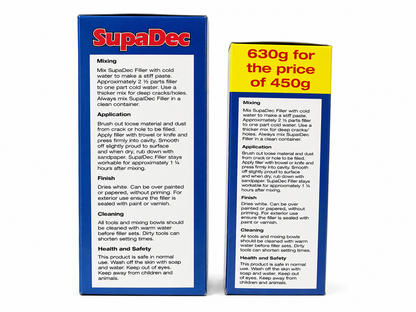 SupaDec Multi Purpose Filler Powder – 630g & 1.5kg