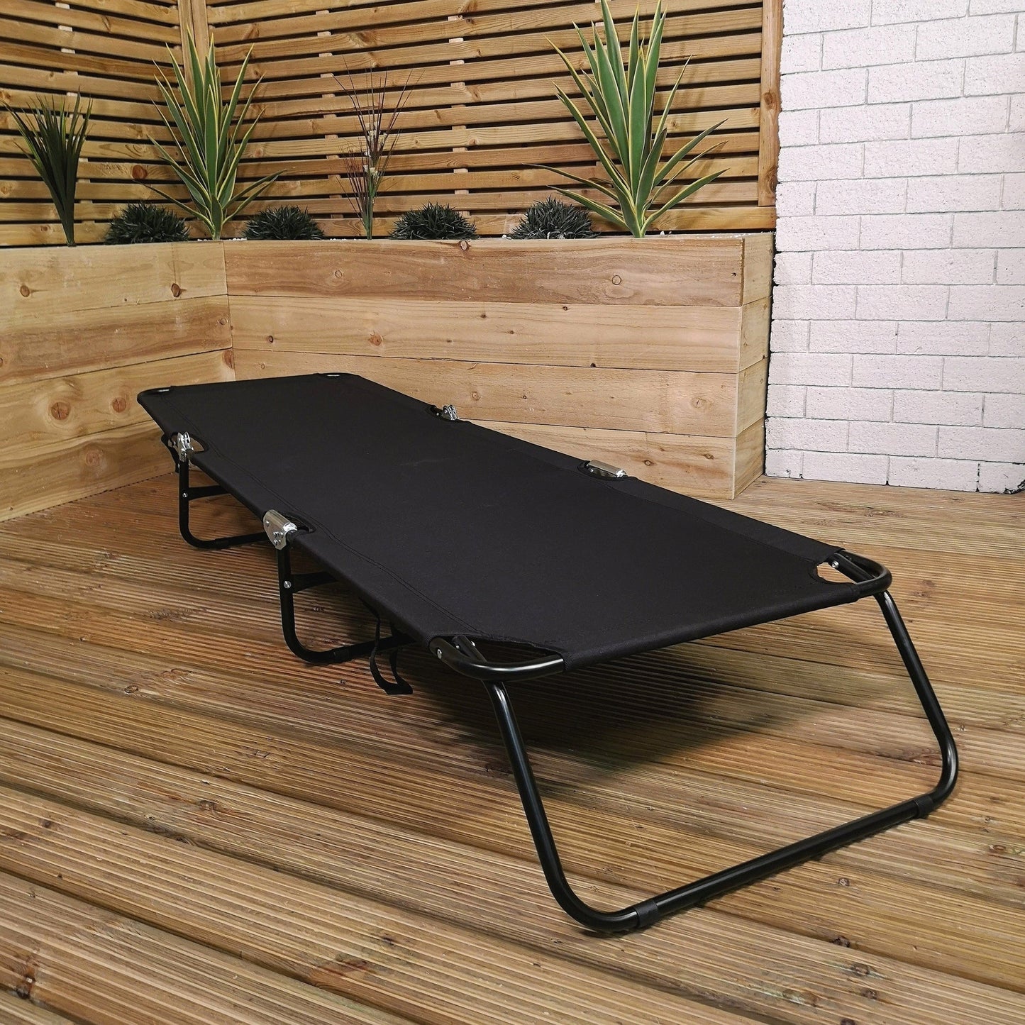 Redwood Reclining Sun Lounger - Oxford