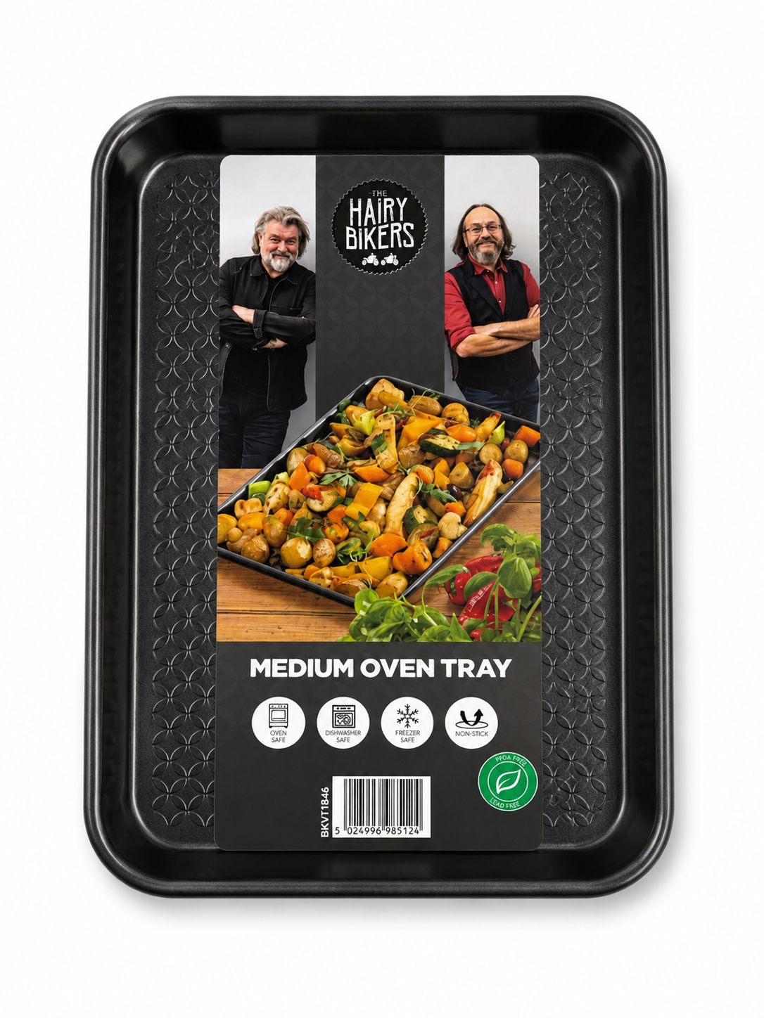 Hairy Bikers Bakeware Large Oven Tray – Non-Stick Black