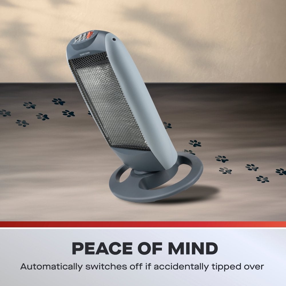 Daewoo 1200W Halogen Heater, 3 Years Warranty, HEA1416GE