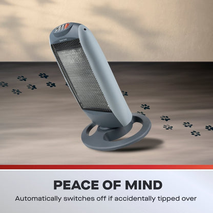 Daewoo 1200W Halogen Heater, 3 Years Warranty, HEA1416GE