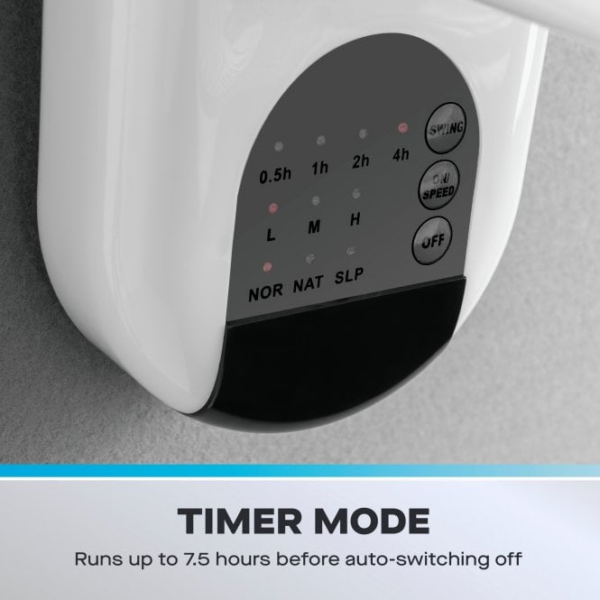 Daewoo 16" Wall Mounted Fan with Remote Control