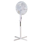 Daewoo 16 White Pedestal Fan with Cross Base