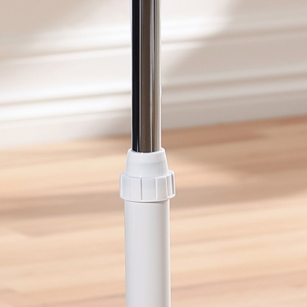 Daewoo 16 White Pedestal Fan with Cross Base