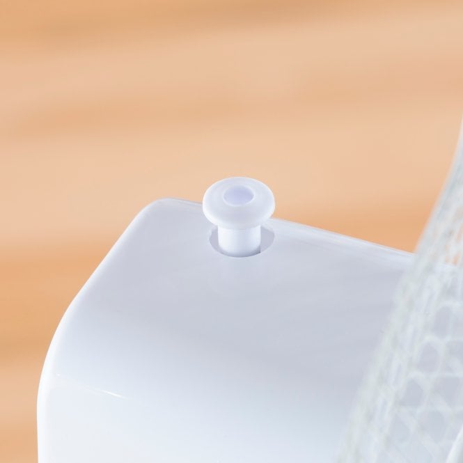 Daewoo 16" White Standing Fan Round Base
