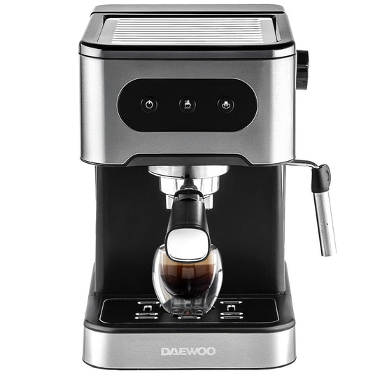 Daewoo 20 Bar Espresso Coffee Maker with Steam Wand – Professional Quality Brewing at Home