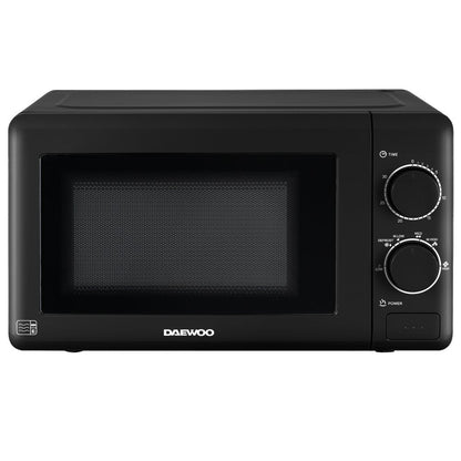 Daewoo 20L Black Manual 800W Microwave