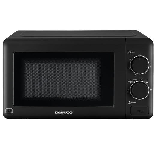 Daewoo 20L Black Manual 800W Microwave