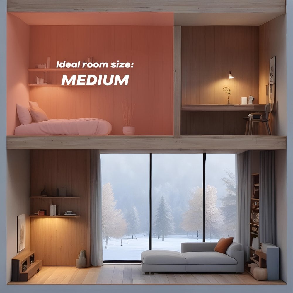 Daewoo 2kW Convector Heater, 3 Years Warranty, HEA1146GE