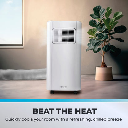 Daewoo 3-in-1 Portable Air Conditioner with Fan & Dehumidifier, 5000 BTU
