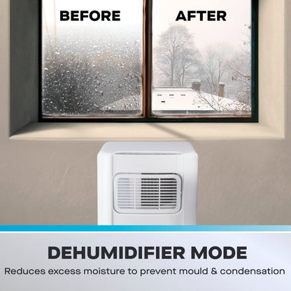 Daewoo 3-in-1 Portable Air Conditioner with Fan & Dehumidifier, 5000 BTU