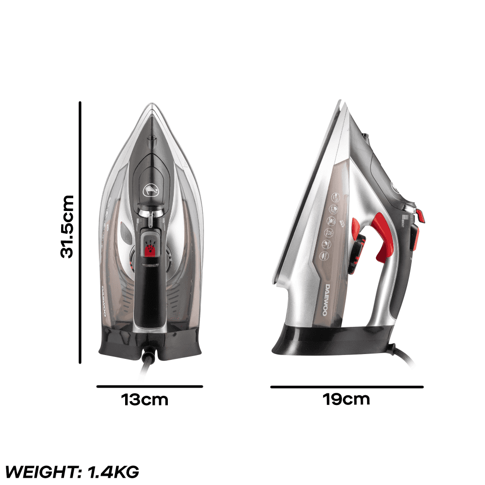 Daewoo 3000W Power-Glide Steam Iron