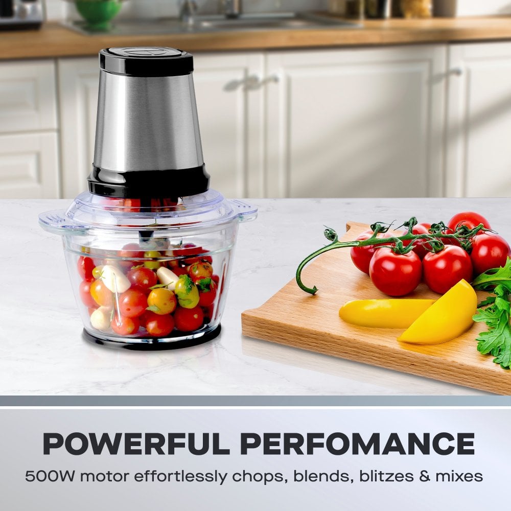 Daewoo 500W Mini Chopper with 1L Glass Bowl