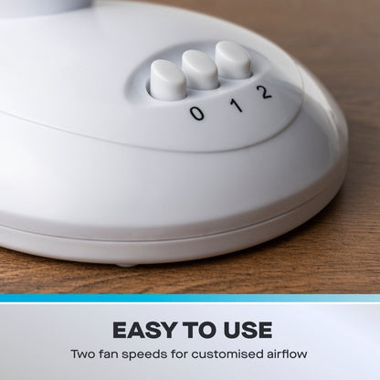 Daewoo 9 White Desk Fan
