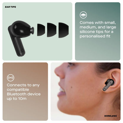 Daewoo Black Air Buds Pro Noise Cancelling Bluetooth Earbuds