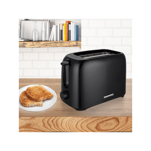 Daewoo Black Essentials 2-Slice Toaster