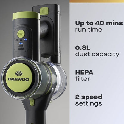 Daewoo Cyclone Freedom 2.0 2-in-1 Cordless Vacuum Cleaner