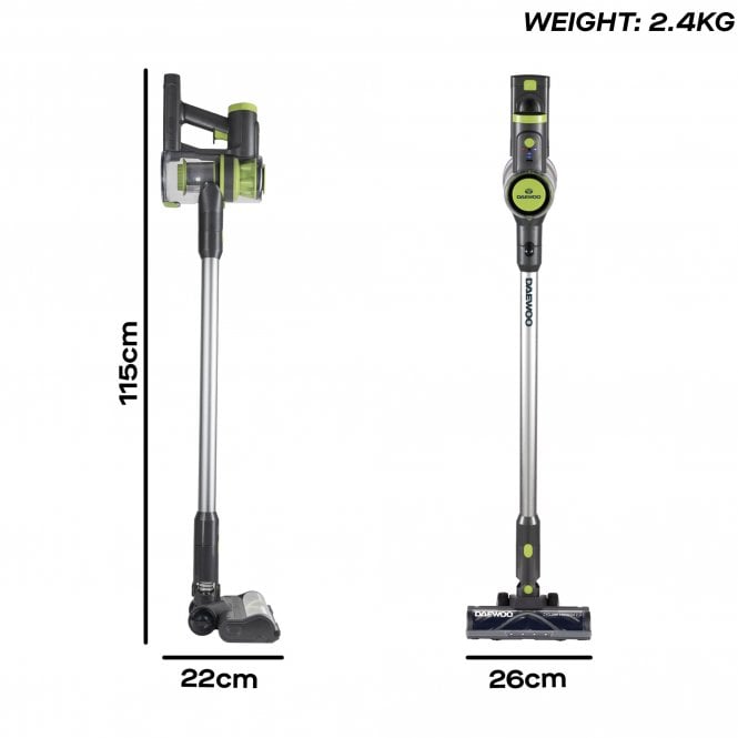 Daewoo Cyclone Freedom 2.0 2-in-1 Cordless Vacuum Cleaner