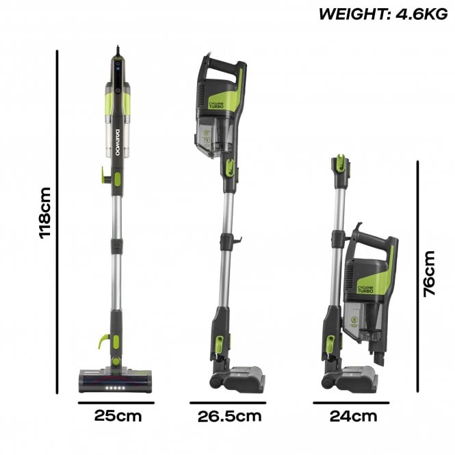 Daewoo Cyclone Turbo Corded 3-in-1 Handheld Vacuum Cleaner