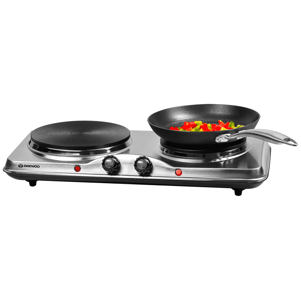 Daewoo Double 2500W Stainless Steel Hot Plate