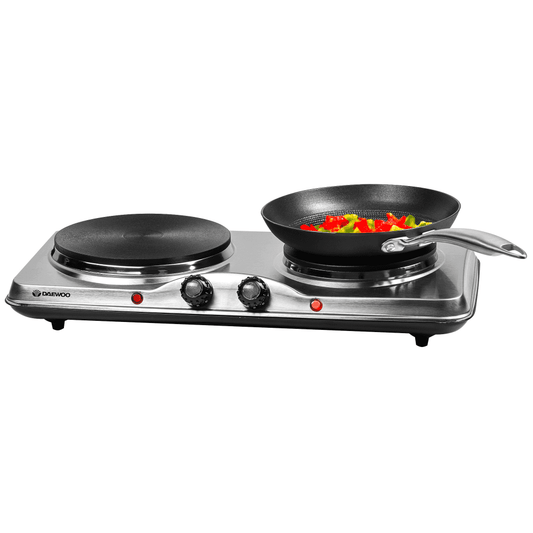 Daewoo Double 2500W Stainless Steel Hot Plate