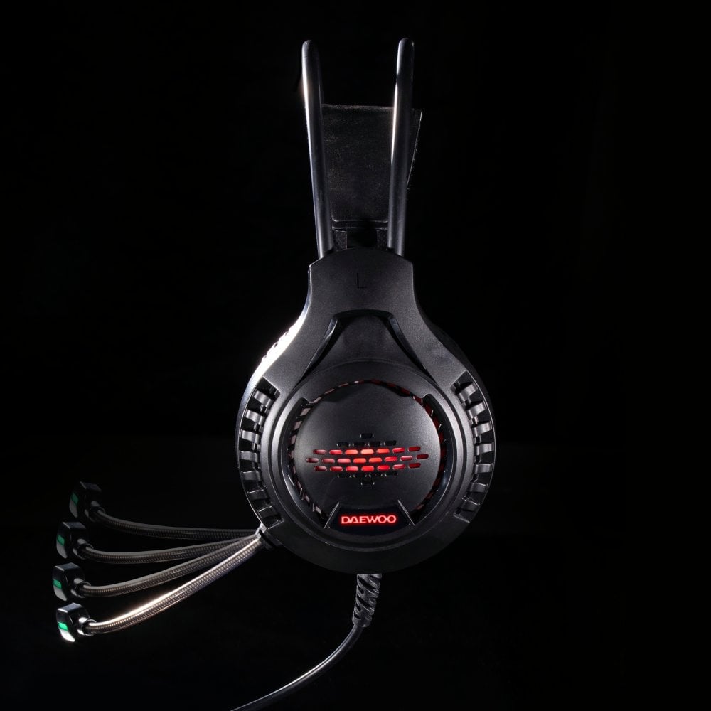 Daewoo RGB Light Up Wired Gaming Headphones