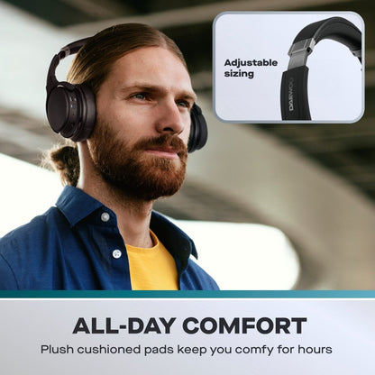 Daewoo Sonic Beat Noise Cancelling Bluetooth Headphones with Travel Case