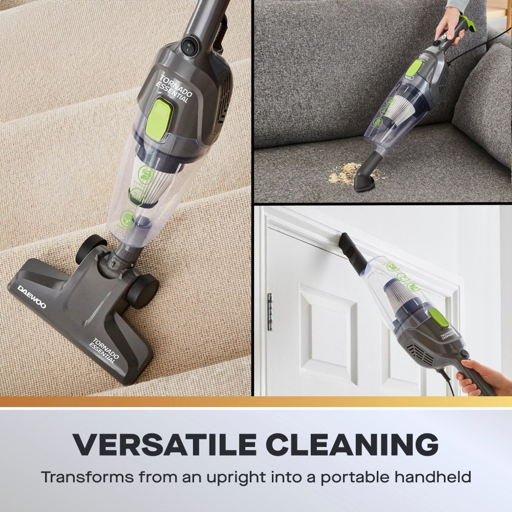 Daewoo Tornado Essential 600W 2-in-1 Corded Vacuum Cleaner