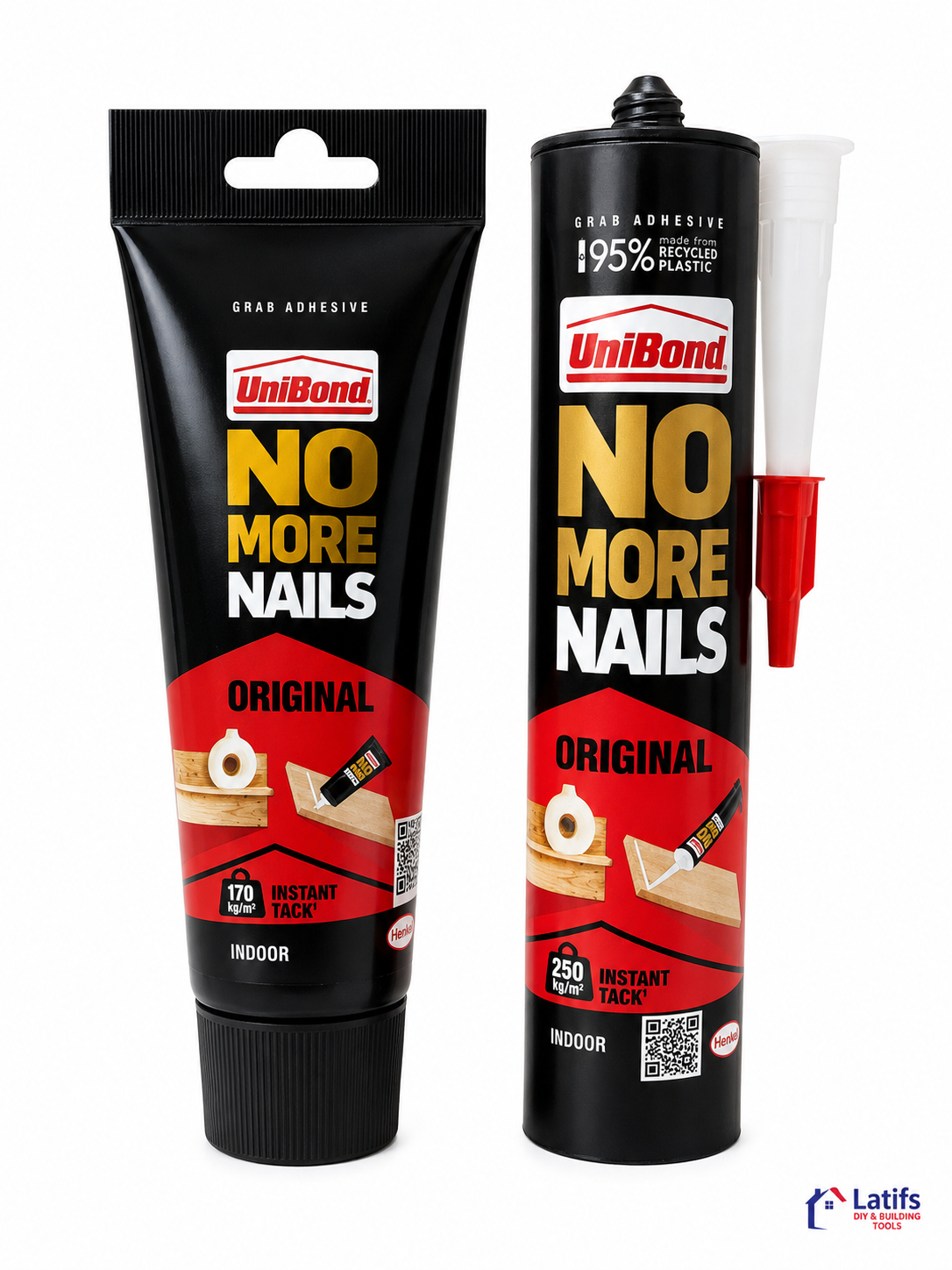 UniBond No More Nails Original – Grab Adhesive Cartridge & Tube