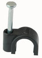 Cable Clips Round Black