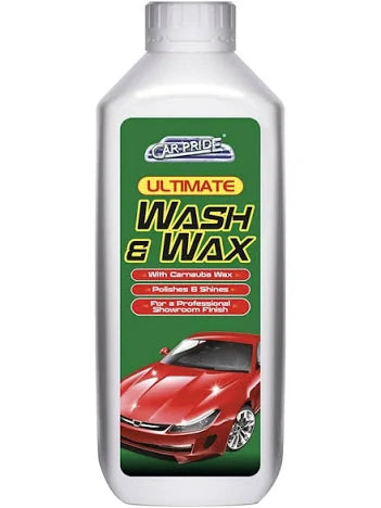 Car Pride Wash & Wax 1L – Car Shampoo with Carnauba Wax SKU 10051