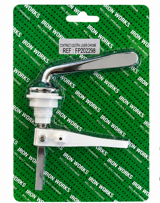 Iron Works Contract Cistern Lever Chrome FP202298 – Replacement Toilet Cistern Handle
