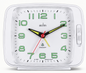 Acctim Ada Alarm Clock White 15702 – Non-Ticking Bell Alarm with Snooze &amp; Luminous Display